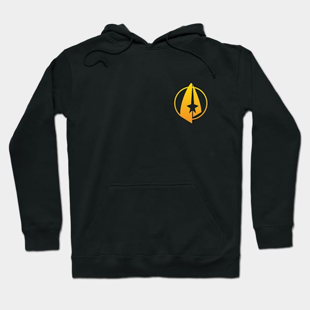 Treksphere Gold Logo Hoodie by Treksphere